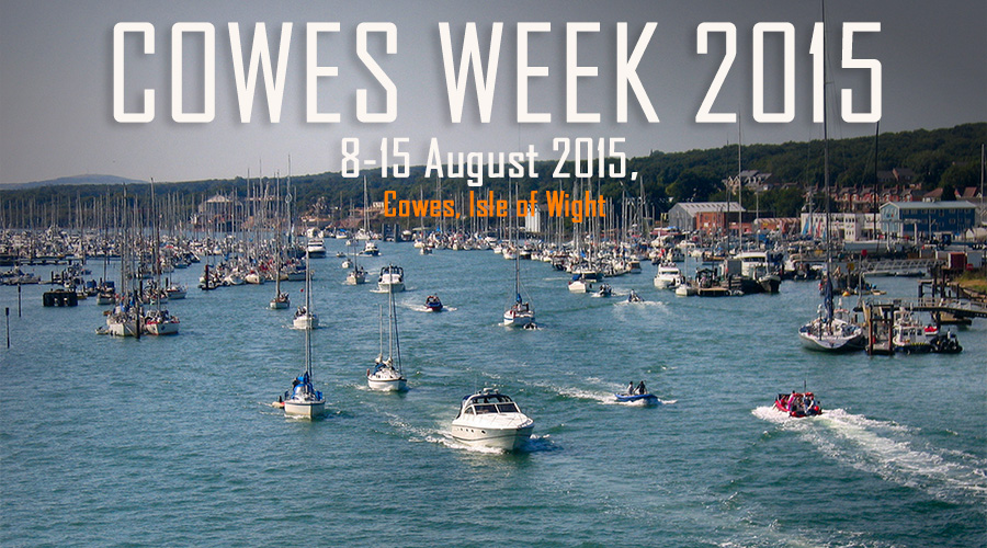 Banner advertising Cowes Week 2015