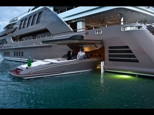 floating tender garage