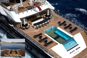 super yacht helipad
