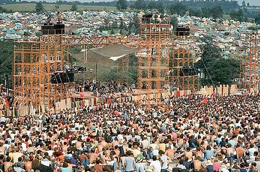 The legendary Woodstock Festival might have had Jimi Hendrix, but hydraulics were certainly lacking!