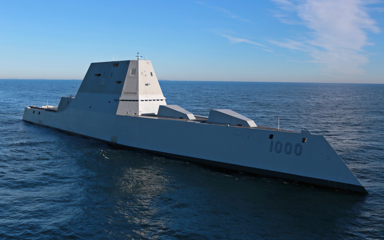 USS Zumwalt image credit: General Dynamics Bath Iron Works CC-BY-SA-2.0