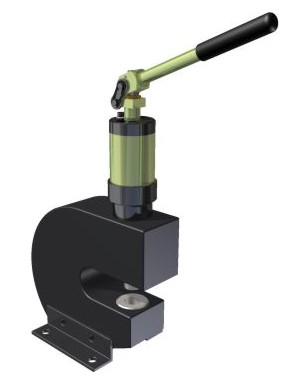hydraulic punch with dual speed pump