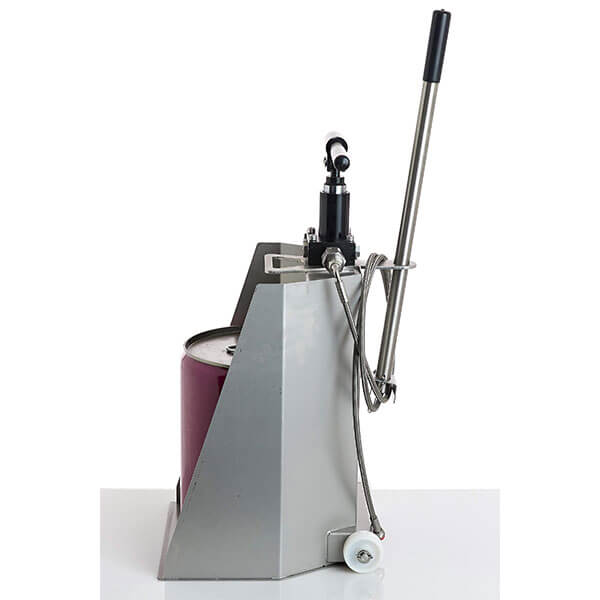 skydrol dispensing trolley with handle and hose stowage