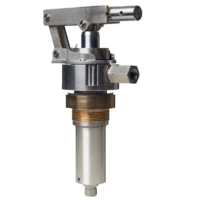 hydraulic drum pump for dispensing directly from a 207 litre drum