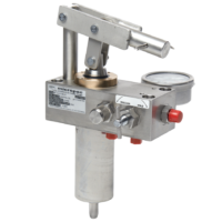 hydraulic hand pump in stainless steel and bronze