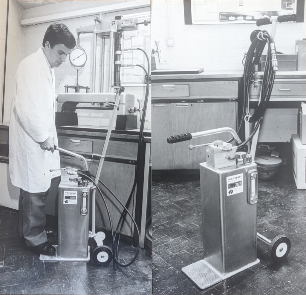 1984 tony operating old trolley trimmed old black and white photographs of a man operating one of our products back in the 1980's