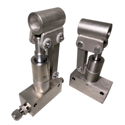 316 stainless steel and polymer module hand pumps, for integrating into hydraulic systems and circuits