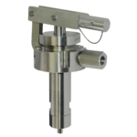 an all-316 and polymer hydraulic hand pump