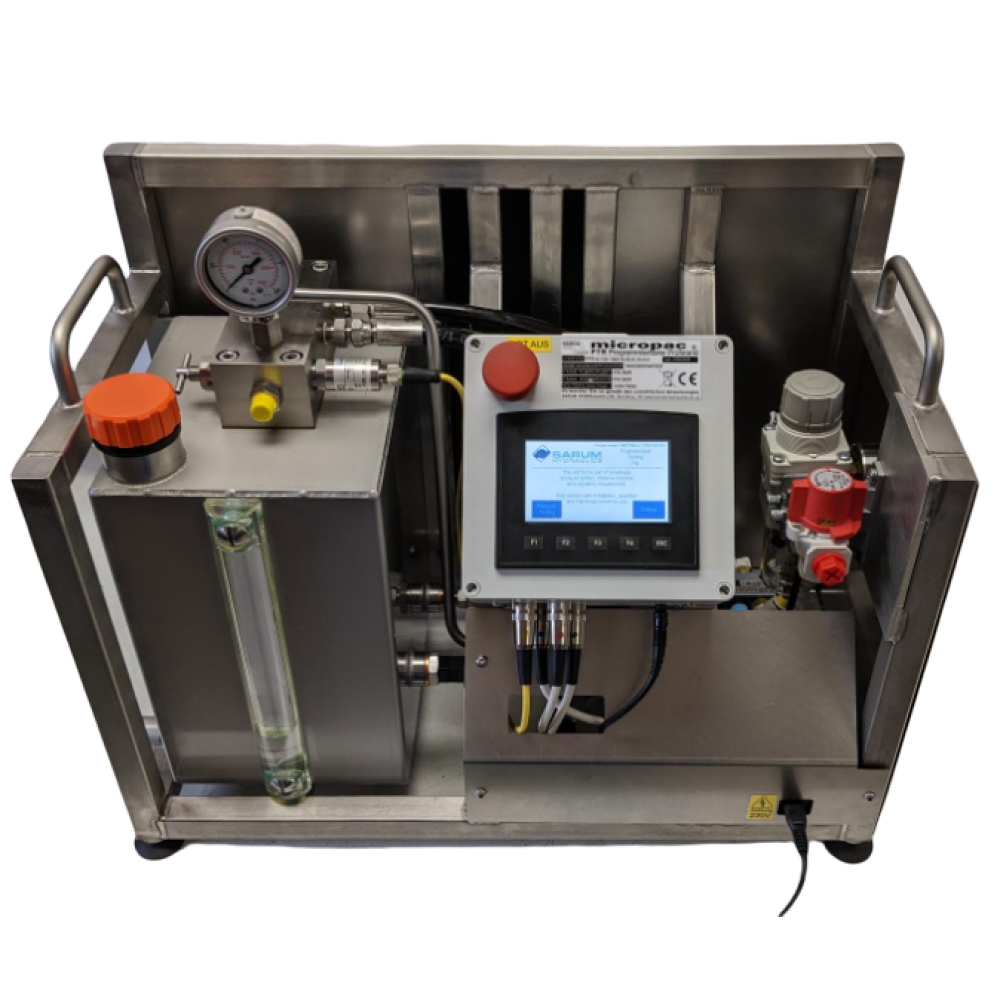 our PTR pressure cycling rig product plan view