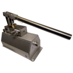 subsea hydraulic handpump on a reservoir