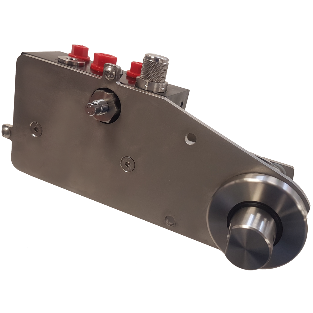 front view of a panel pump module