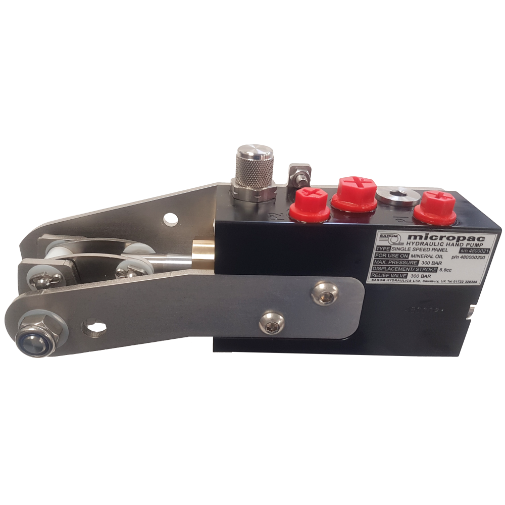 rear view of a panel pump module