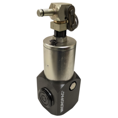 hydraulic jack with integral reservoir