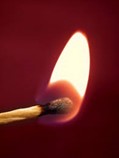 Flammable fluids and an ignition source like a flame are a terrible risk.