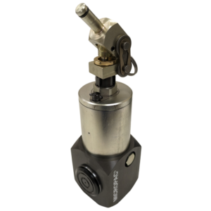 hydraulic jack with integral reservoir, universal orientation