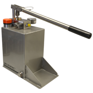 Micropac MP-3 stainless pump and reservoir set MP-3 stainless handpump, pressure test rig
