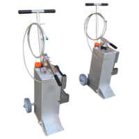 two service carts shown side by side, in slightly different available combinations