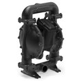 a typical AODD double diaphragm air driven pump